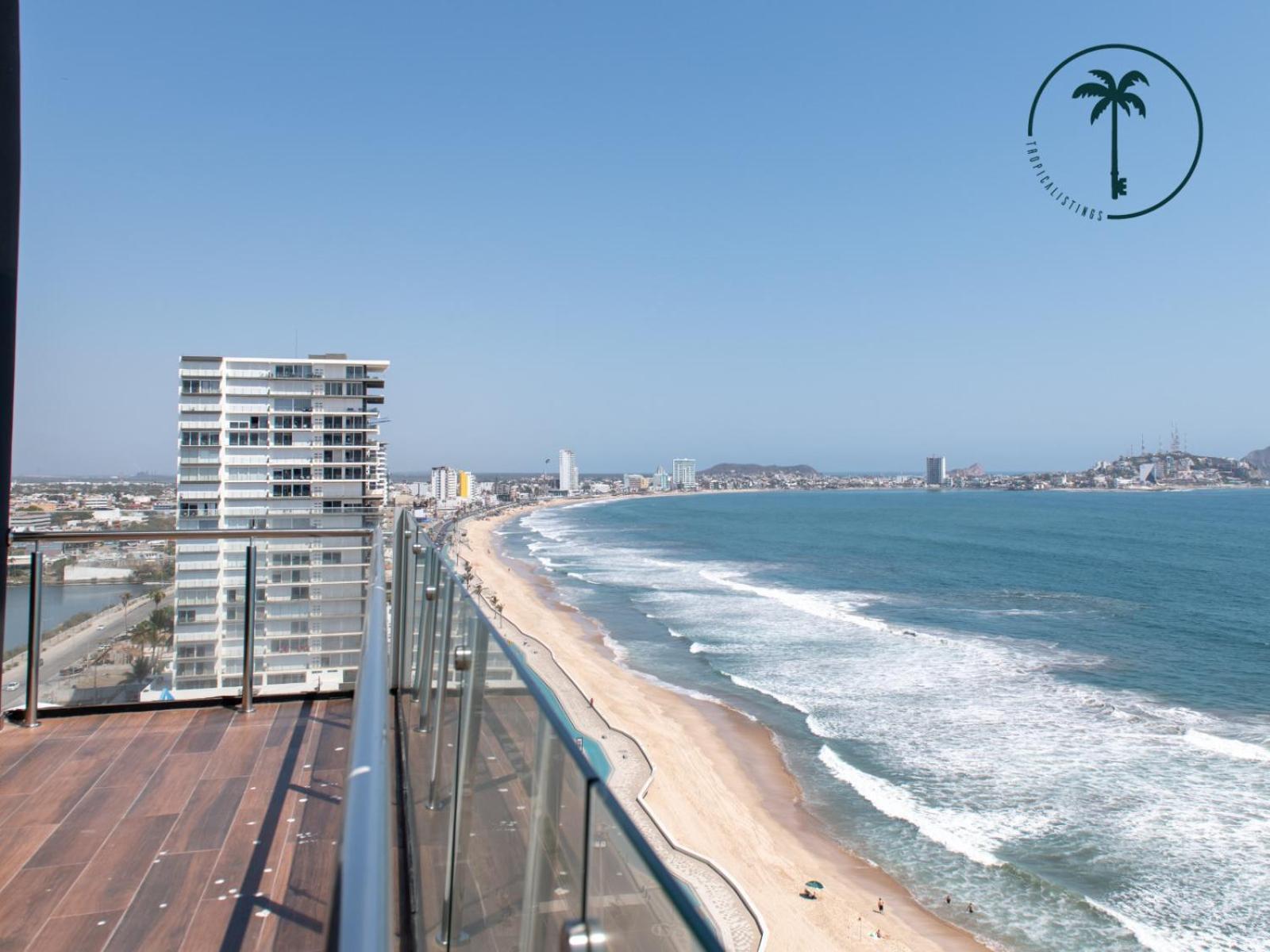 Terraza Con Vista Al Mar, Bbq Y Piscina Apartment Mazatlan Exterior photo